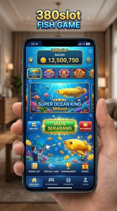 Tampilan antarmuka aplikasi 380slot yang intuitif.